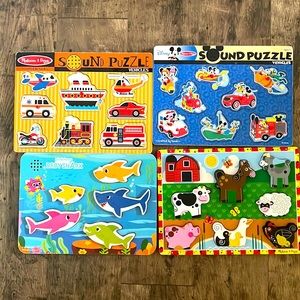 Puzzle bundle - melissa and doug, Disney and baby shark